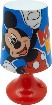 A Mickey Mouse themed night light.