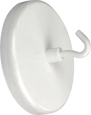 Produktbild von Tifler Magnethaken, weiss lackiert, 63 mm, 24 kg