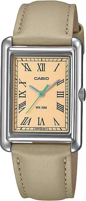 Produktbild von Casio Damenuhr Armbanduhr Lederarmband LTP-B165L-5BVEF
