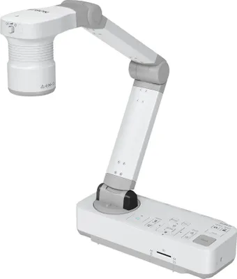 Zdjęcie produktu dla Epson ELPDC21, 25,4 / 2,7 mm (1 / 2.7"), CMOS, 1024 x 768 (XGA), 1280 x 1024 (SXGA), 1280 x 768 (WXGA), 1280 x 800 (WXGA), 1920 x 1080 (HD 1080), 1920 x 1080 px, 30 fps, Automatyczna