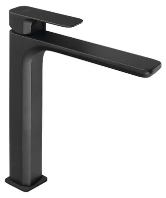 Produktbild von Waschschale-Armatur hoch Waschbecken-Batterie schwarz matt SPY