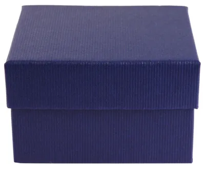 Produktbild von Uhrenbox Pappe blau 8 x 8,5 x 5,5 cm 1 Stück