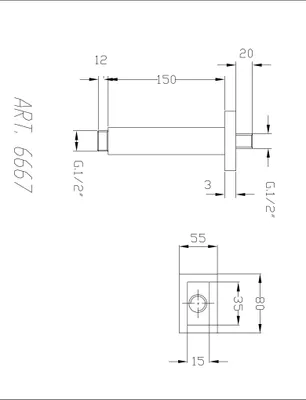 Produktbild von Demm Kopfbrause 6667, 61320.C