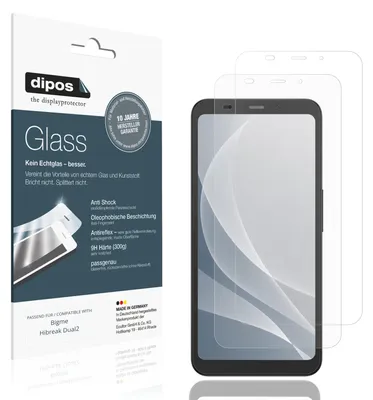 Image de 2x Protection ecrán pour Bigme Hibreak Dual2 mat Verre souple Film Protecteur 9H dipos