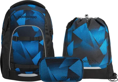 Produktbild von Coocazoo, Schulrucksack-Set MATE Electric Ice 3-teilig