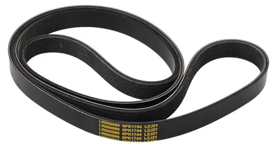 Imagen del producto de Correa auxiliar LR000996, correa de transmisión de goma con nervios, repuesto para modelos Land Rover Freelander 2 con motor diésel 2.2
