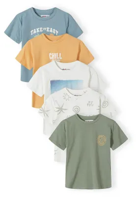 Produktbild von Minoti T Shirt Baumwolle Blau Gr. 98 für Jungen