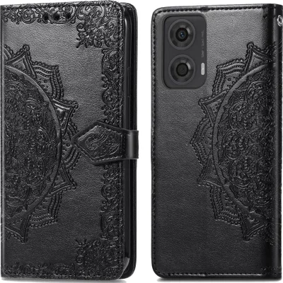 Image de imoshion Bibliothèque Mandala pour le Motorola Moto G04 / G24 - Noir