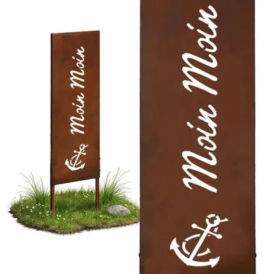 Produktbild von Dekorativer Gartenstecker mit Rostpatina - Wetterfestes Ornament