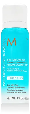Produktbild von Moroccanoil Light Tones, 65 ml, Trockenshampoo, Frauen, Alle Haare, Reisstärke, Arganöl, HYDROFLUOROCARBON 152A, BUTANE, ORYZA SATIVA (RICE) STARCH, SD ALCOHOL 40-B (ALCOHOL DENAT.),...