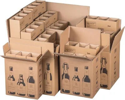 Produktbild von Flaschenversandkarton (Bier) 3er inkl. Einlage - Kaufland - 10 Stück