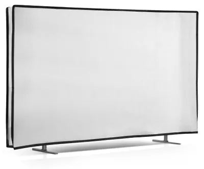 Produktbild von kwmobile 24" TV Abdeckung Indoor - Fernseher Hülle Bildschirmschutz Abdeckung - TV Bildschirm Staubschutzhülle - Fernsehabdeckung - Weiß