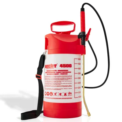 Produktbild von HECHT 4500 Drucksprüher mit Tragegurt | 5 Liter | 3 bar | Kunststoff | Füllstandsanzeige