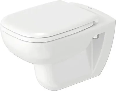Obrázok produktu pre Závesné WC DURAVIT DuraHome otvorený splachovací kruh vr. WC dosky 45960900A1