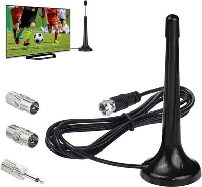 Obrázek produktu pro Anténa s tunerem DAB/FM - Teleskopická anténa pro vnitřní použití s magnetickou základnou
