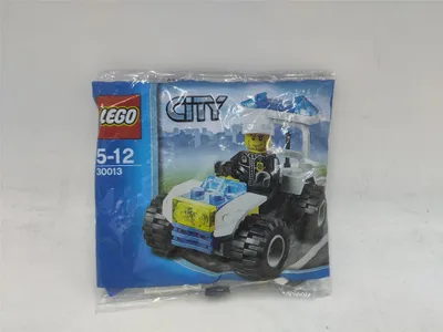 Produktbild von LEGO 30013 Polizei Buggy Polybag  LEGO Anzahl Anleitungen: 1, Anzahl Minifiguren: 1, Thema: LEGO City, Anzahl Teile: 30, Gewicht: 0.031 KG, Veröffentlicht in: 2010, Altersberatung: 5+, Zahl: 30013-1, Verpackungsmaße (lxbxh): 13.6 x 13.4 x 1.3 cm, EAN: 5702014726017