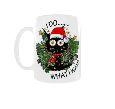 Produktbild von Becher 300ml für Feline Funny Cat its Fine v3