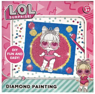 Produktbild von Durabo L.O.L. Surprise Diamantbild Kreativ-Set