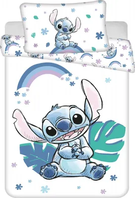 Produktbild von Kinderbettwäsche Lilo and Stitch Rainbow 100x135, 40x60 cm