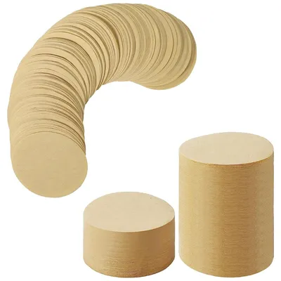 Produktbild von 500 Stück Kaffeefilterpapier, rundes Filterpapier für Kaffeemaschinen, Einwegfilter für Kaffee und Tee