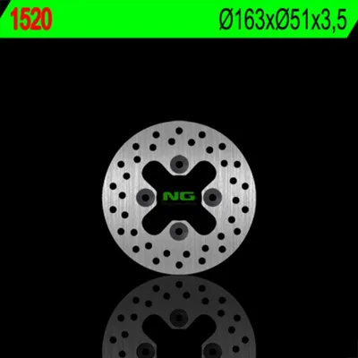 Produktbild von Ng Vordere Bremsscheibe Für Kawasaki Kfx 450R '08-'14, Ksv 700 (163X51X3.5) (4X10.5Mm)