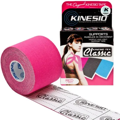 Zdjęcie produktu dla Kinesio Tex Classic 5cm x 4m CLASSIC KINESIO TAPE 5CM x 4M RÓŻOWY
