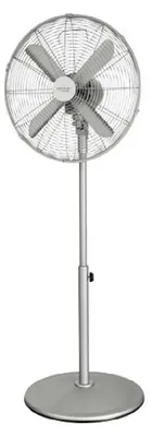 Image de Cecotec Ventilateur sur Pied EnergySilence 570 SteelStyle. 4 Pales de 16" (40 cm) de Diamètre, Oscillant, 3 Vitesses