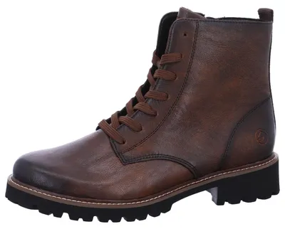Zdjęcie produktu dla Buty damskie Remonte, sznurowane, brązowe, do codziennego użytku