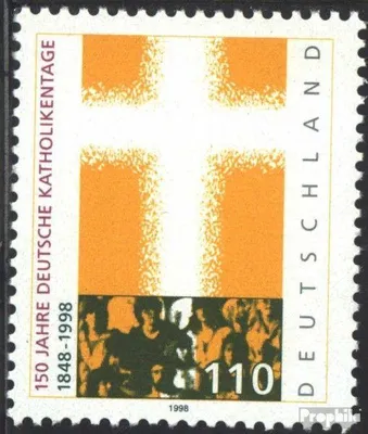 Produktbild von Briefmarken BRD (BR.Deutschland) 1998 Mi 1995 (kompl.Ausg.) postfrisch Deutscher Katholikentag