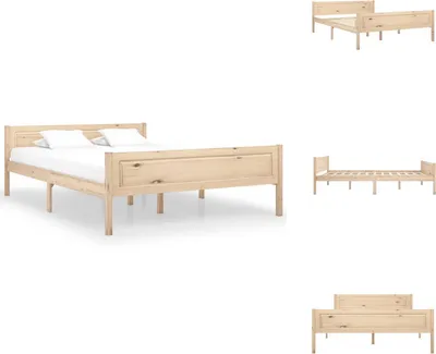 Obrázek produktu pro vidaXL Postel z masivu borovice 120x200 cm - Postele a rámy postelí
