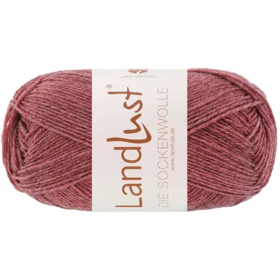 Produktbild von Lana Grossa Landlust DIE SOCKENWOLLE 50 g mélange 4-fach Sockenwolle in edlen Mélangefarben 210 m Farbe 1603 - Beere Meliert
