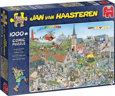 Produktbild von Jumbo Jan van Haasteren Puzzle - Island Retreat 1000 Teile