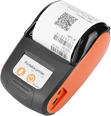 Productafbeelding van Draadloze Thermische Bonprinter met Oplaadbare Batterij - Compacte Bluetooth en USB Printer voor Android, iOS en Windows