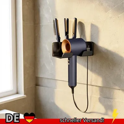 Produktbild von Haartrockner Halter Wandmontage für Bad & Haarglätter