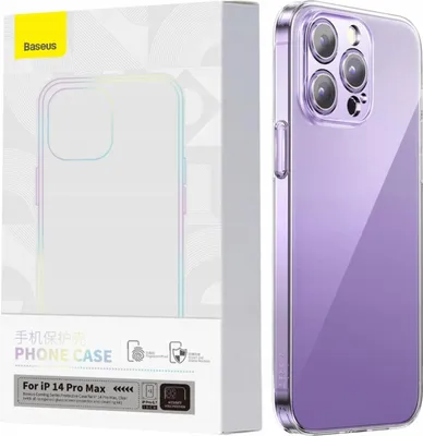 Produktbild von Transparentes Case Baseus Simple für iPhone 14 Pro