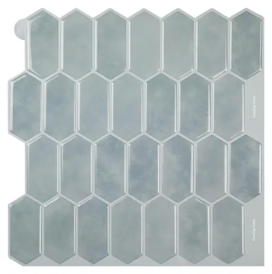 Produktbild von 3D-Klebeziegel Diamant - Selbstklebende Wandfliesen für Küche und Bad