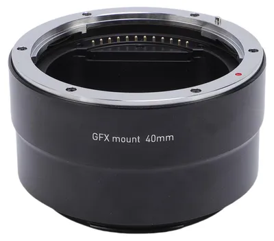 Zdjęcie produktu dla Przedłużka makro 40 mm do aparatów GFX 100RF, 100SII, 100II, 100S i 50SII – adapter obiektywu z automatycznym ustawianiem ostrości i mocowaniem G
