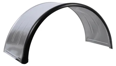 Produktbild von Doppelkotflügel Für Anhänger 16-17,5" Domar Dk7135 Radlauf 1000/450 Mm Metall Mit Gummikante