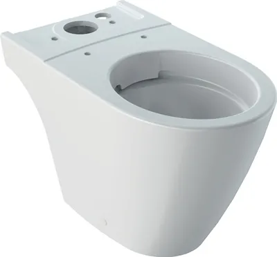 Produktbild von GEBERIT WC für WC-Kombination iCon Tiefspüler ohne Spülrand weiß glänzend KeraTect® Spezialglasur ohne WC-Sitz 200460600