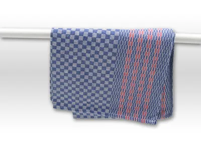 Produktbild von Axis Line Küchentuch Grubenhandtuch 50cm x 100cm blau karriert