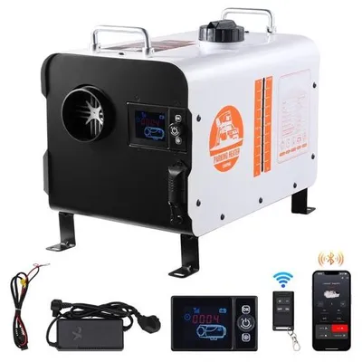Obrázok produktu pre Dieselový ohrievač vzduchu 12V/24V 8kW - Bluetooth APP - diaľkové ovládanie - mobilný dieselový ohrievač pre obytné automobily a lode