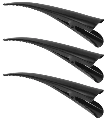 Immagine prodotto di Solidchoice - 3 fermagli per capelli in metallo con clip a coccodrillo