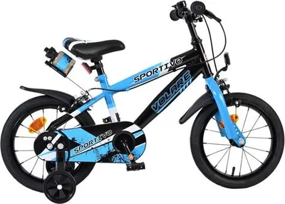 Productafbeelding van Volare Sportivo Kinderfiets - Jongens - 14 inch - Blauw - Twee handremmen