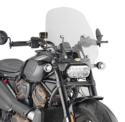 Immagine prodotto di Parabrezza GIVI trasparente 44x45cm per HARLEY DAVIDSON Sportster S 1250