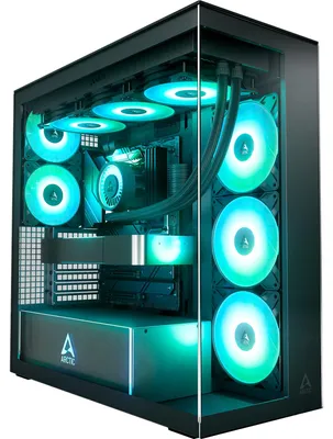 Immagine prodotto di Arctic Xtender Nero Vetro Trasparente - Midi/Minitower - ATX