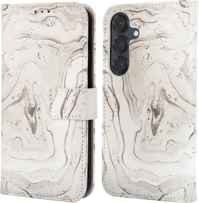 Produktbild von imoshion Design Klapphülle Samsung Galaxy S25 - Sandy Marble