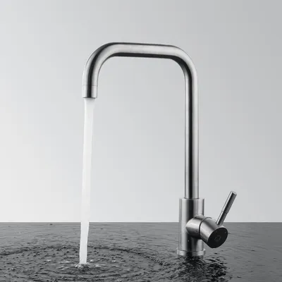 Produktbild von Cecipa Küchenarmatur 360° Drehbar Wasserhahn Küche edelstahl Spültischarmatur mit Hoher Auslauf Mischbatterie Küche Armatur Hochdruck Einhebelmischer
