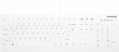 Produktbild von CHERRY AK-C8112 Medical Keyboard mit IP68 Hygiene-Tastatur kabelgebunden weiß