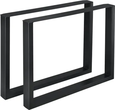 Obrázok produktu pre Rám jedálenského stola 'Makers' set 2 čierny 90x72cm