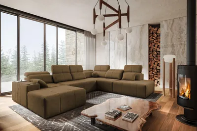 Produktbild von Kaiser Möbel Ecksofa multifunktional Mindy X, Stoff Quelle Braun Links